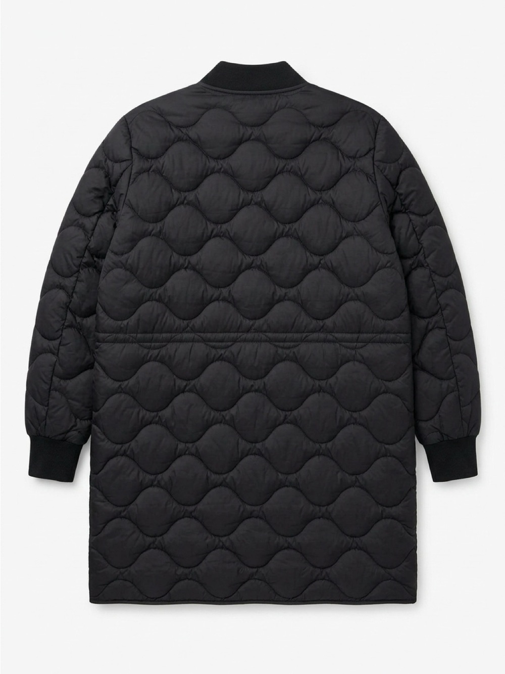 Eddie Bauer Women's Black Quilted Long Puffer Coat - Picture 4 of 7